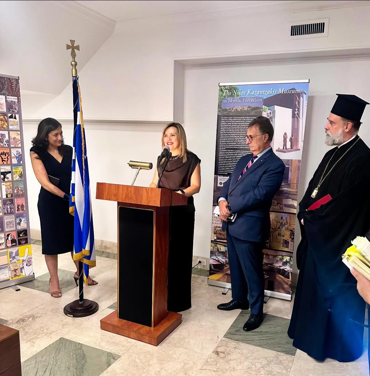 «Η Κρήτη και ο Νίκος Καζαντζάκης συναντούν τη Νέα Υόρκη και τον Νέο Κόσμο»