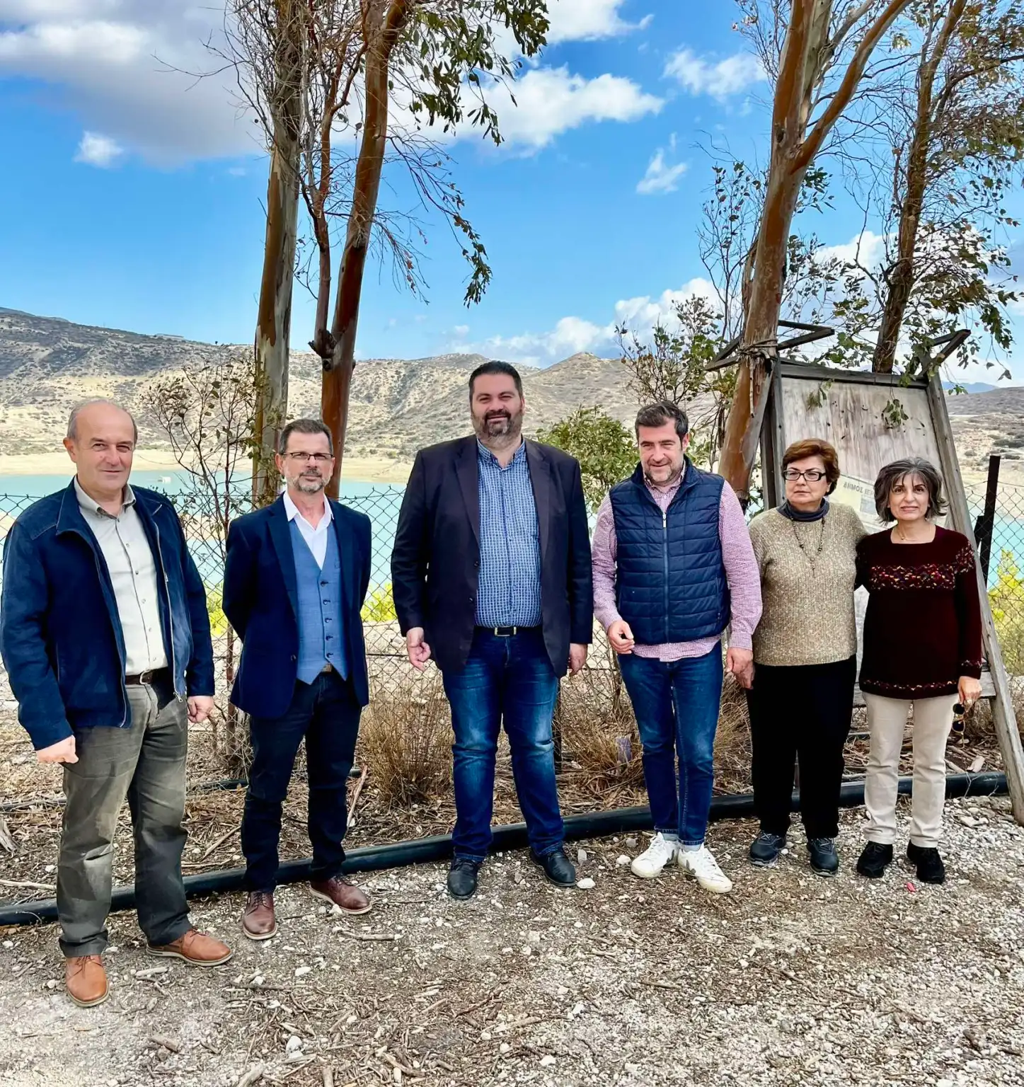 Αυτοψία των Αντιπεριφερειαρχών Στ. Τζεδάκη και Γ. Ανδρουλάκη σε ελαιώνες της Π.Ε. Λασιθίου