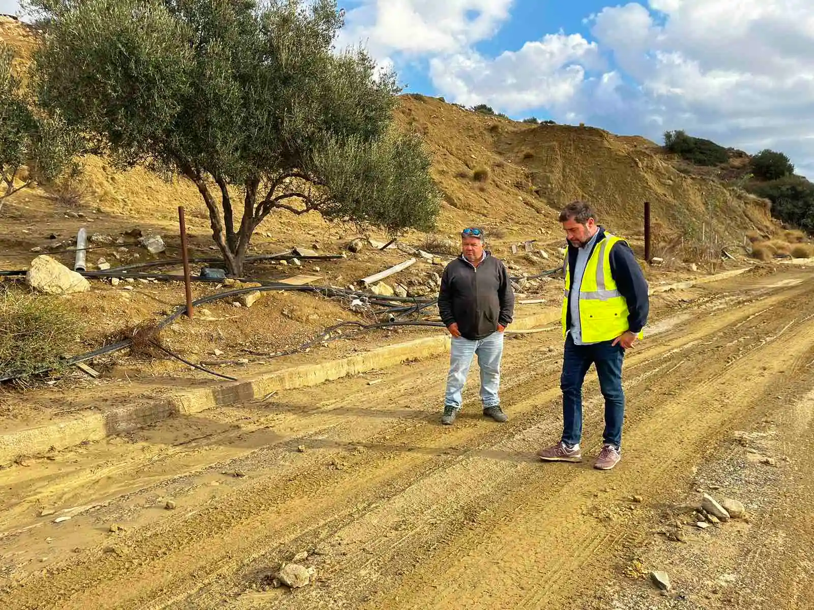 Αυτοψία σε ρέματα από τον Αντιπεριφερειάρχη Λασιθίου