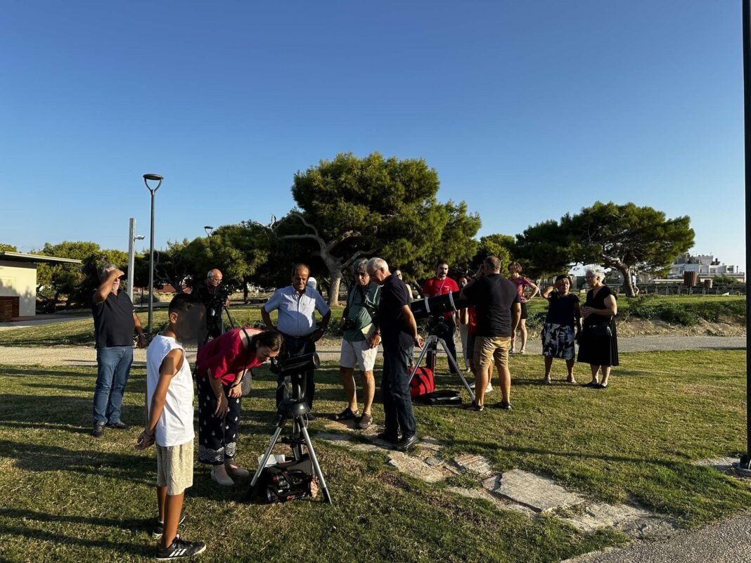 «Παρατηρώντας τον Ήλιο στο κέντρο του Ηρακλείου!» με τηλεσκόπιο