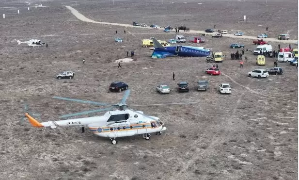 Κόβει την… ανάσα το video από την πτώση του αεροπλάνου στο Καζακστάν