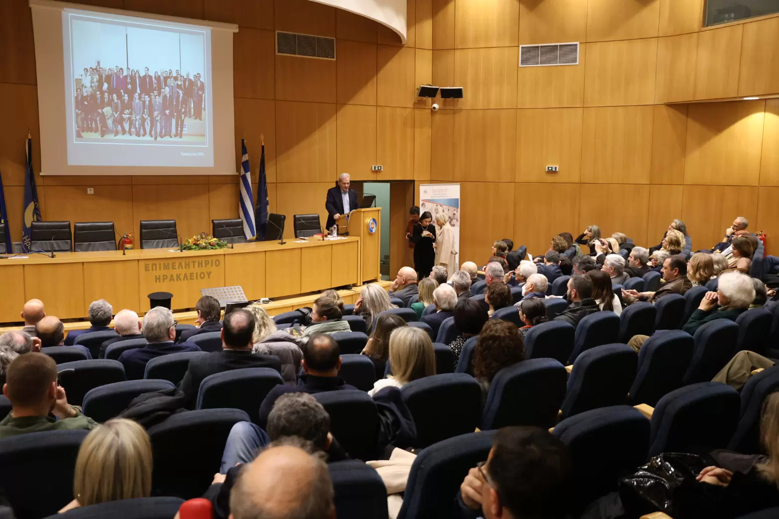 Στην εκδήλωση των 40 ετών της Ιατρικής Σχολής του Πανεπιστημίου Κρήτης ο Δήμαρχος Ηρακλείου