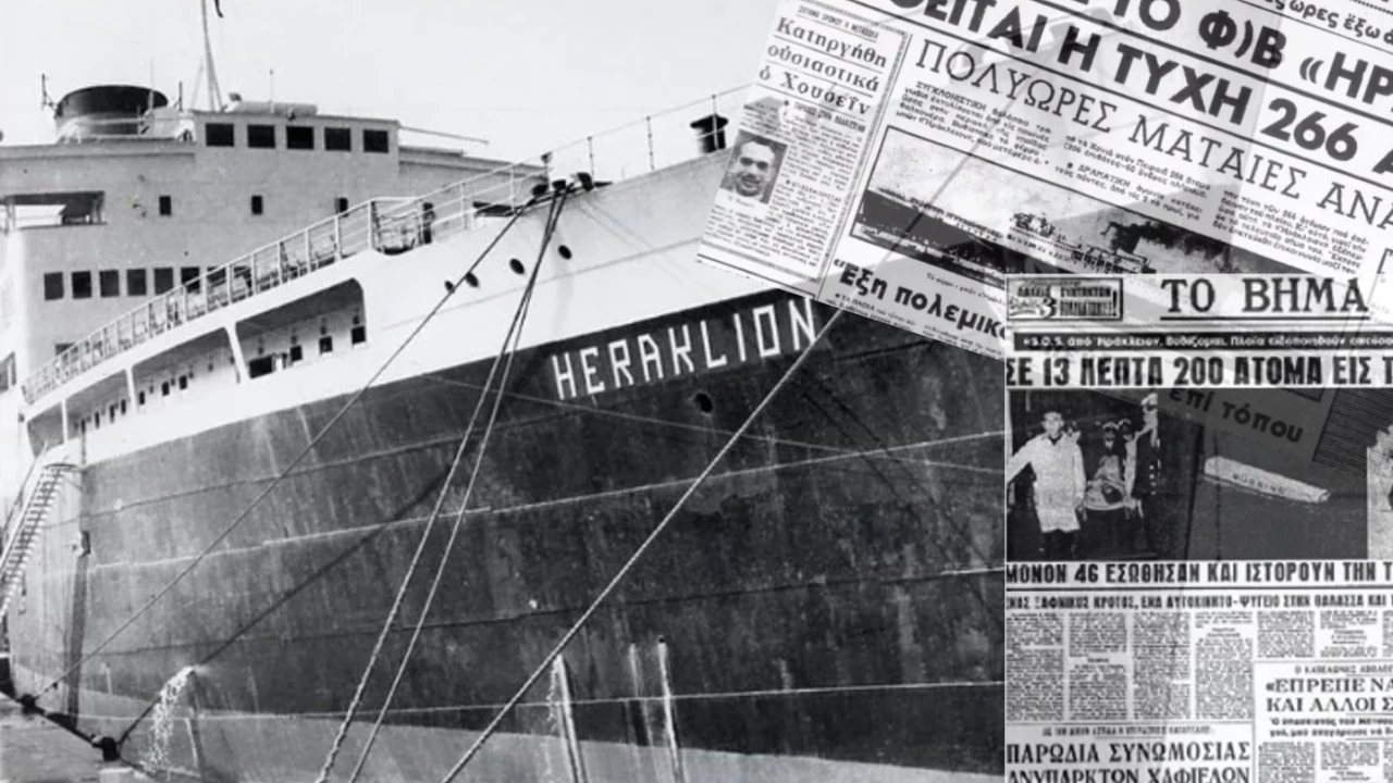 Το «Ηράκλειο» βουλιάζει στη Φαλκονέρα – 224 άνθρωποι χάνονται τραγικά…