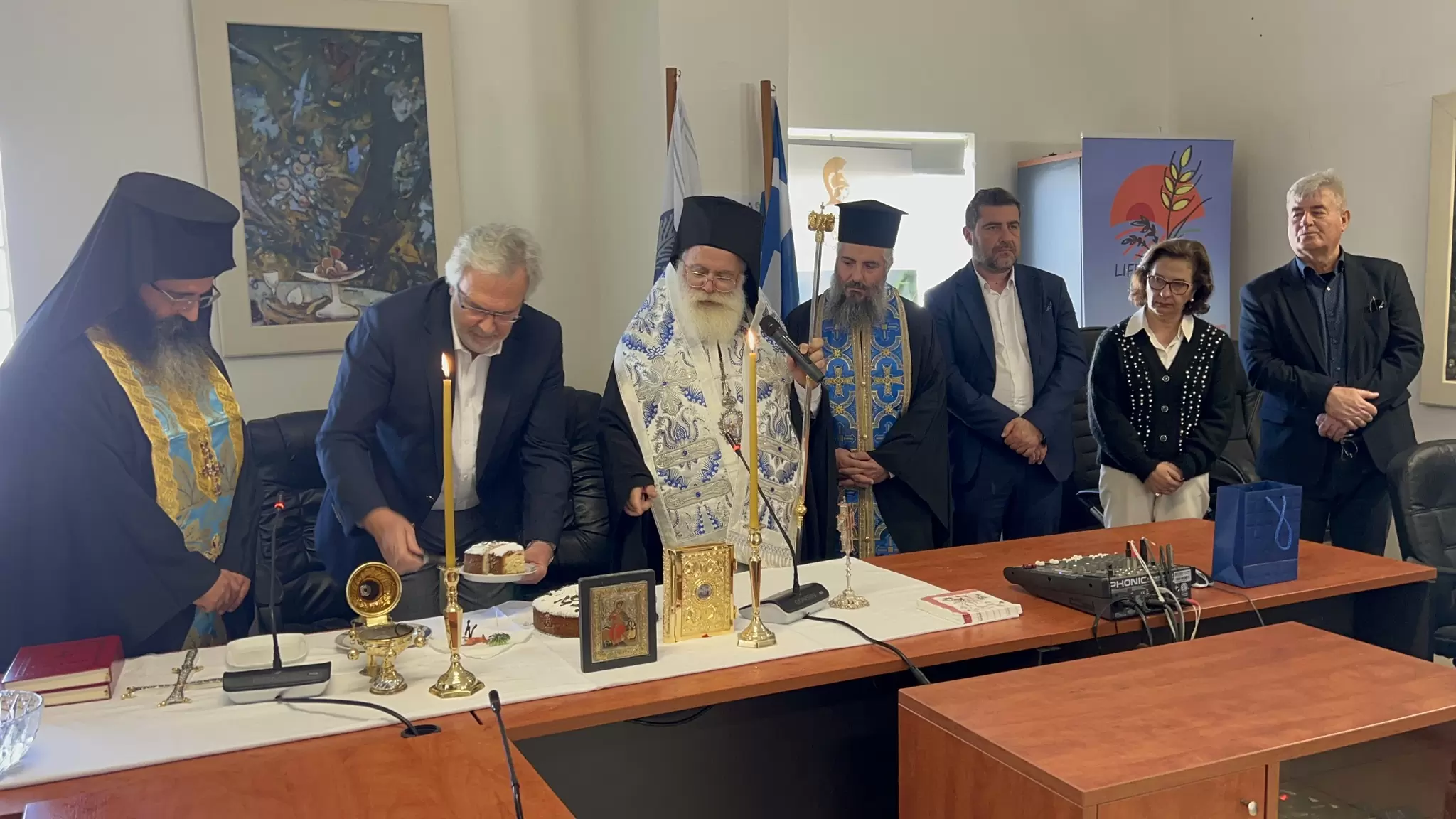 Τελετή κοπής της Βασιλόπιτας του Δήμου Σητείας