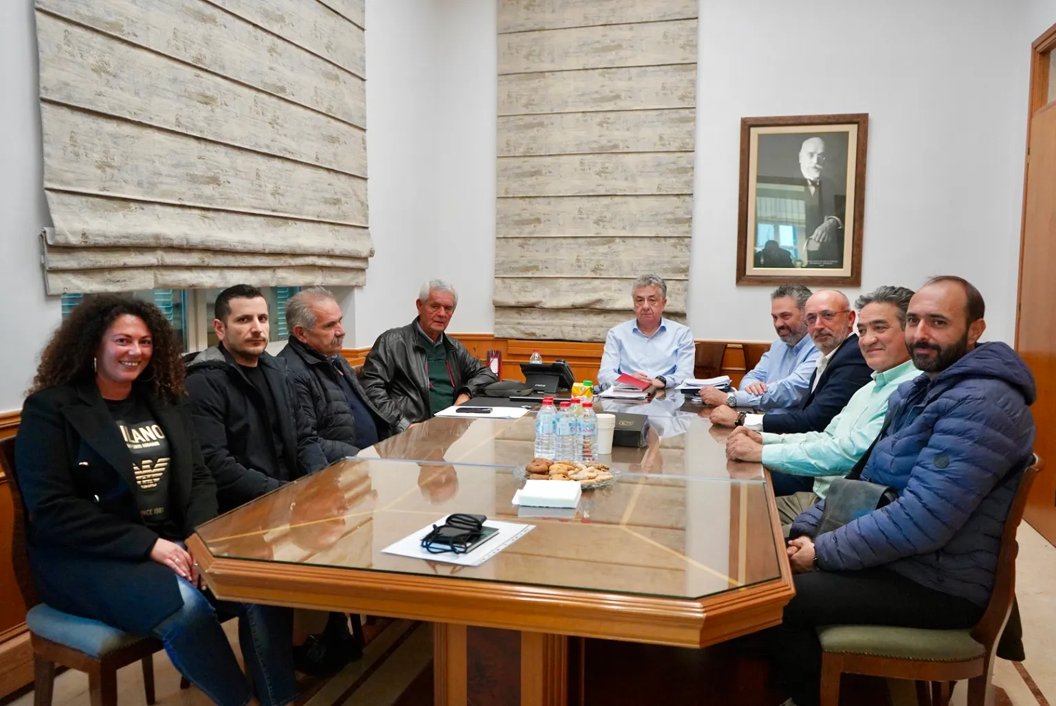 Συνάντηση Περιφερειάρχη Κρήτης με το Διοικητικό Συμβούλιο του Συλλόγου Ενοικιαζόμενων Αυτοκινήτων Αν. Κρήτης