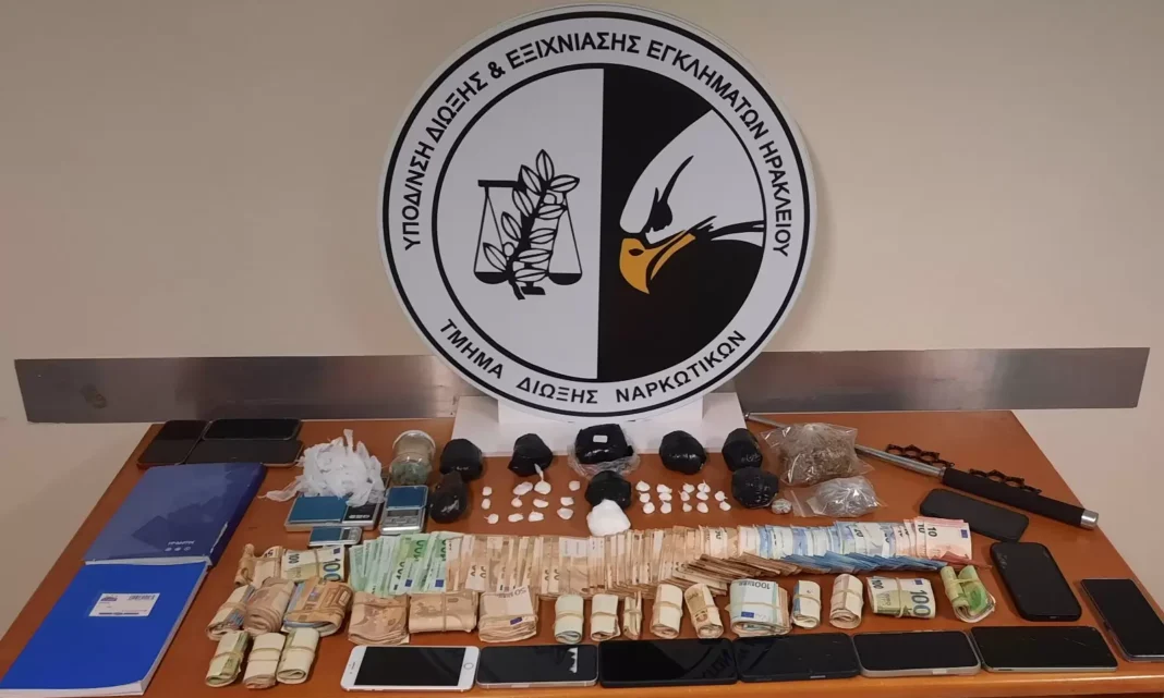 Εξαρθρώθηκε εγκληματική ομάδα διακίνησης και εμπορίας κοκαΐνης στο Ηράκλειο