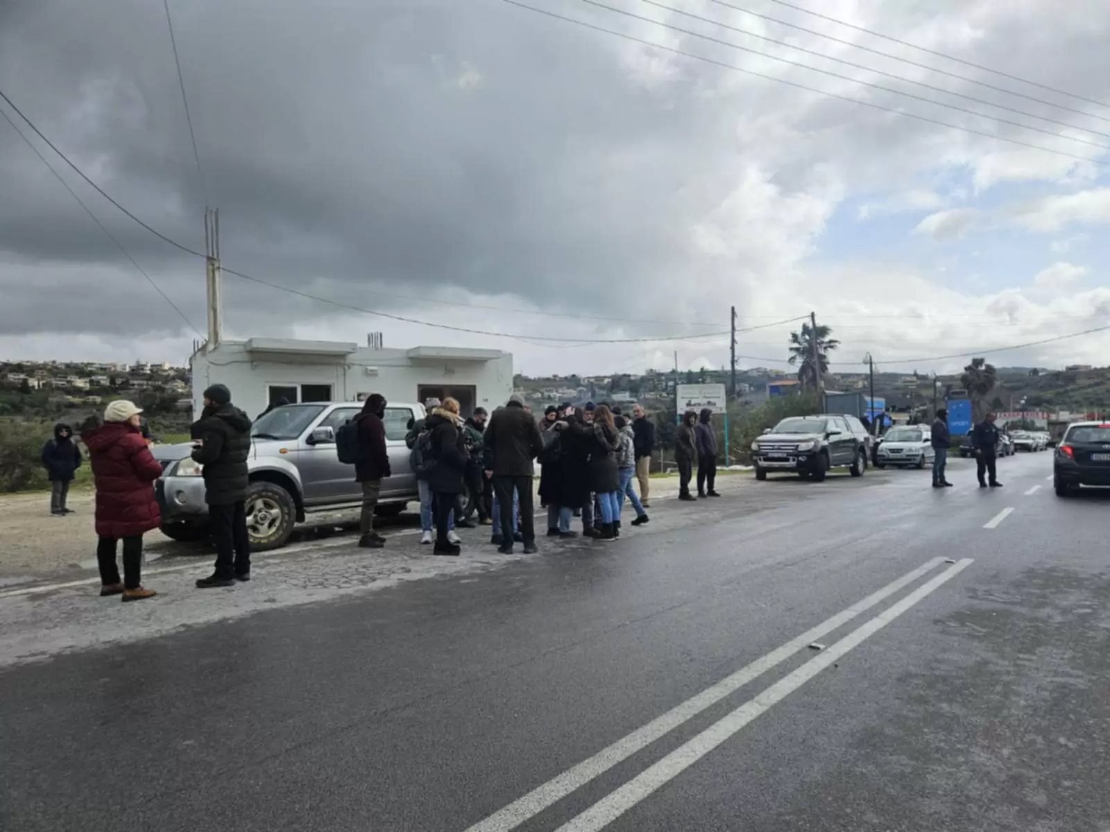 Μπλόκο στον κόμβο των Πεζών από τους αγροτοκτηνοτρόφους