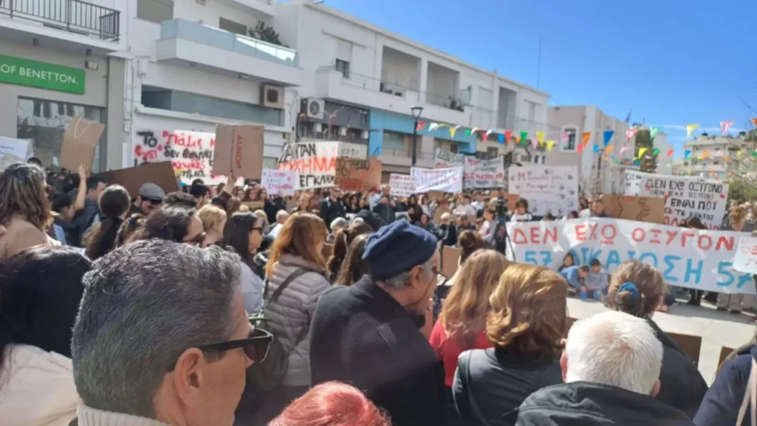 Μεγάλη συγκέντρωση και στην Ιεράπετρα