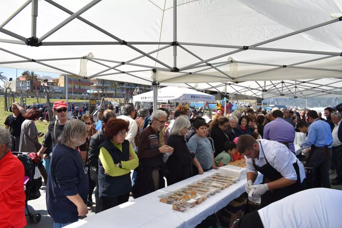 Κούλουμα από τον Δήμο Ηρακλείου την Καθαρά Δευτέρα στον Καράβολα