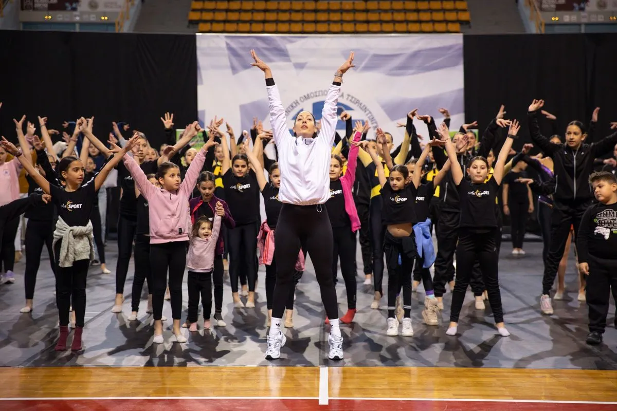 Μάγεψαν στο Ηράκλειο της Κρήτης τα παιδιά που πήραν μέρος Κύπελλο Cheerleading