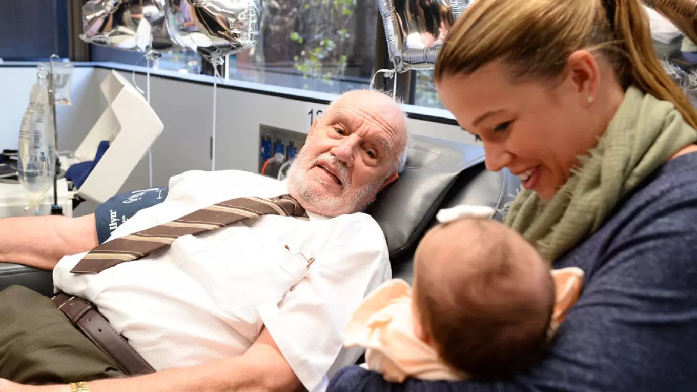 Πέθανε το «χρυσό χέρι» – Ο αιμοδότης Τζέιμς Χάρισον με το σπάνιο αντίσωμα που έσωσε πάνω από 2,4 εκατομμύρια μωρά