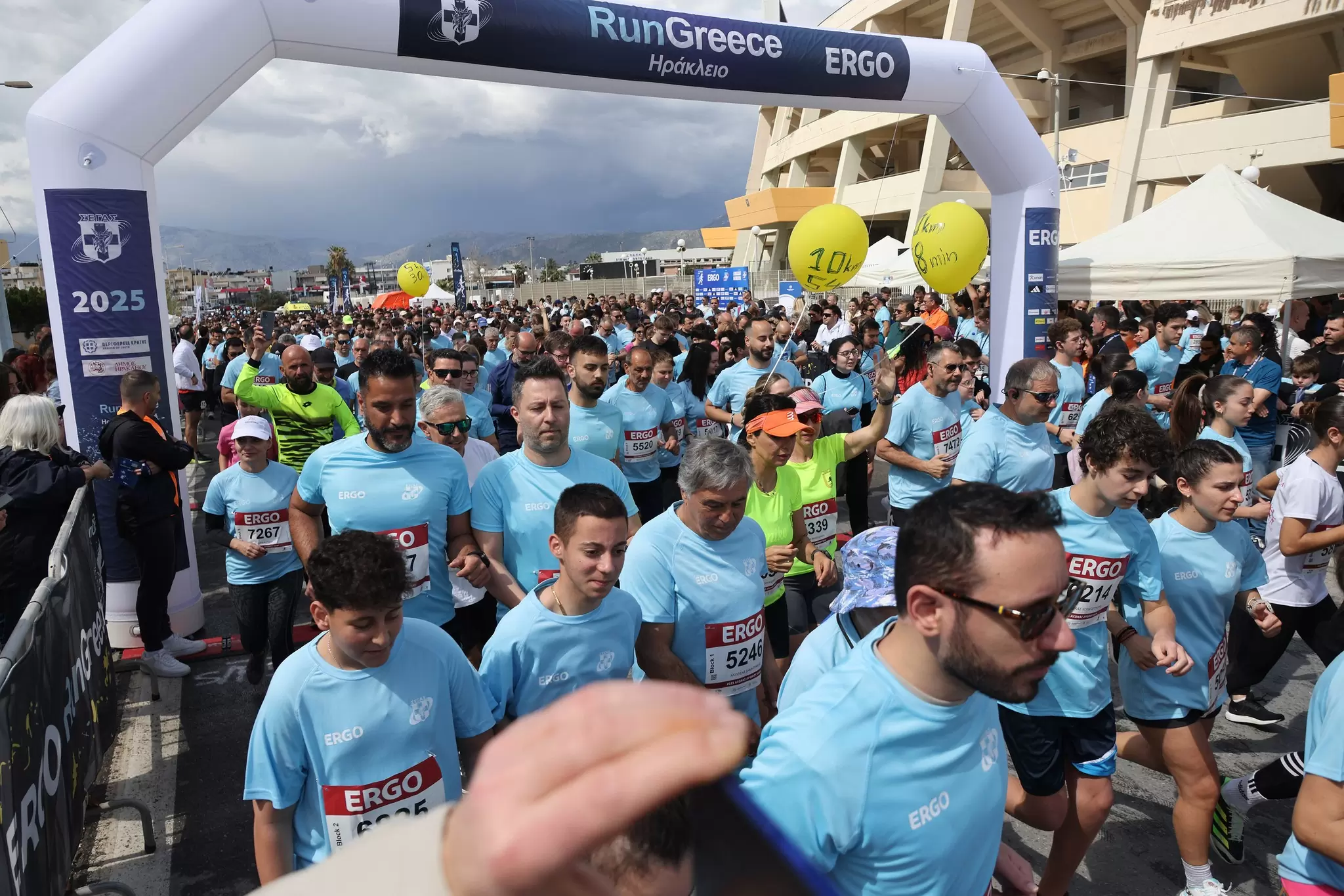 Με επιτυχία οι αγώνες-γιορτή του αθλητισμού «RUN GREECE Ηράκλειο 2025»