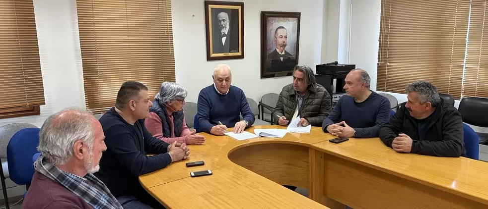 Υπογραφή σύμβασης του έργου «Ανάπλαση τµήµατος οικισµού Εµπάρου του Δήμου Βιάννου»
