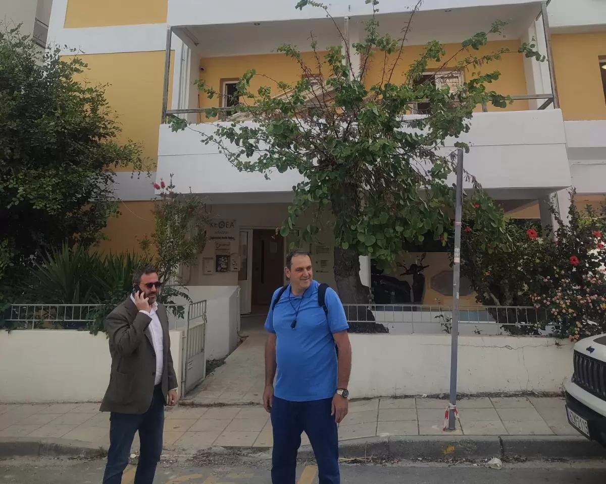 Ολοκληρώθηκαν οι εργασίες συντήρησης στο Δημοτικό κτίριο της οδού Μίνωος