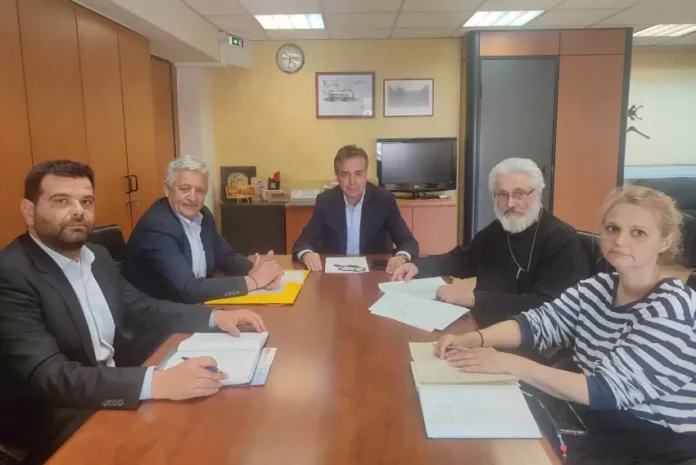 Δήμος Οροπεδίου Λασιθίου: Συνάντηση με επίκεντρο τη χρηματοδότηση για το έργο του Γυμνασίου – Λυκείου Τζερμιάδων