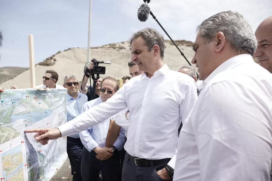 K. Μητσοτάκης στο φράγμα Πλακιώτισσας: «Ολοκληρώσαμε ένα έργο που παρέμενε ημιτελές επί πολλά χρόνια»