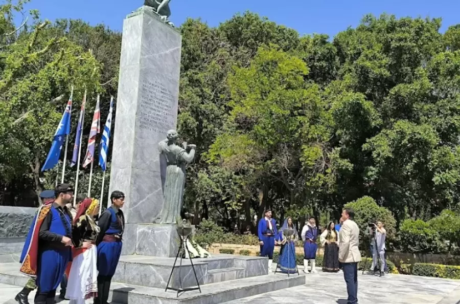 Ηράκλειο: Εκδήλωση τιμής και μνήμης και κατάθεση στεφάνων στο μνημείο της Μάχης Κρήτης