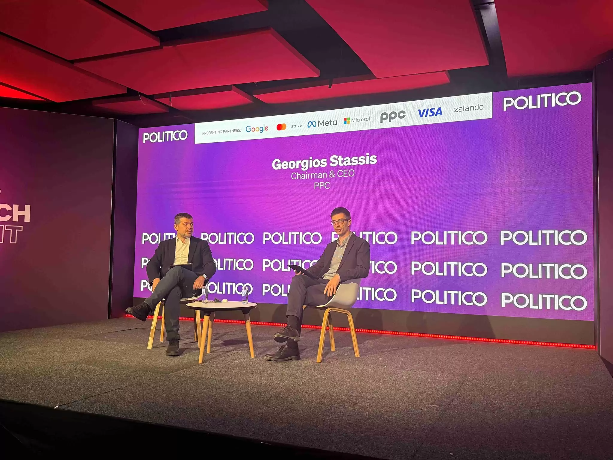 Γ. Στάσσης: Συνέντευξη για τις επενδύσεις σε πράσινη ενέργεια και Mega Data Centers στο συνέδριο του Politico