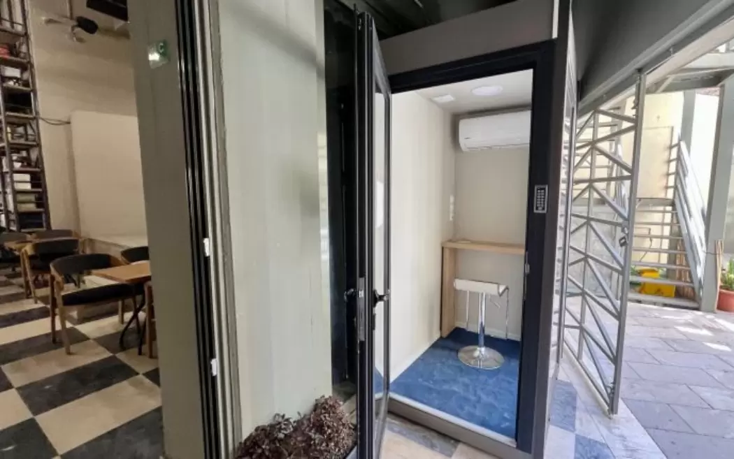 Ο πρώτος ηχομονωμένος χώρος εργασίας για τους ψηφιακούς νομάδες του Δήμου Ηρακλείου