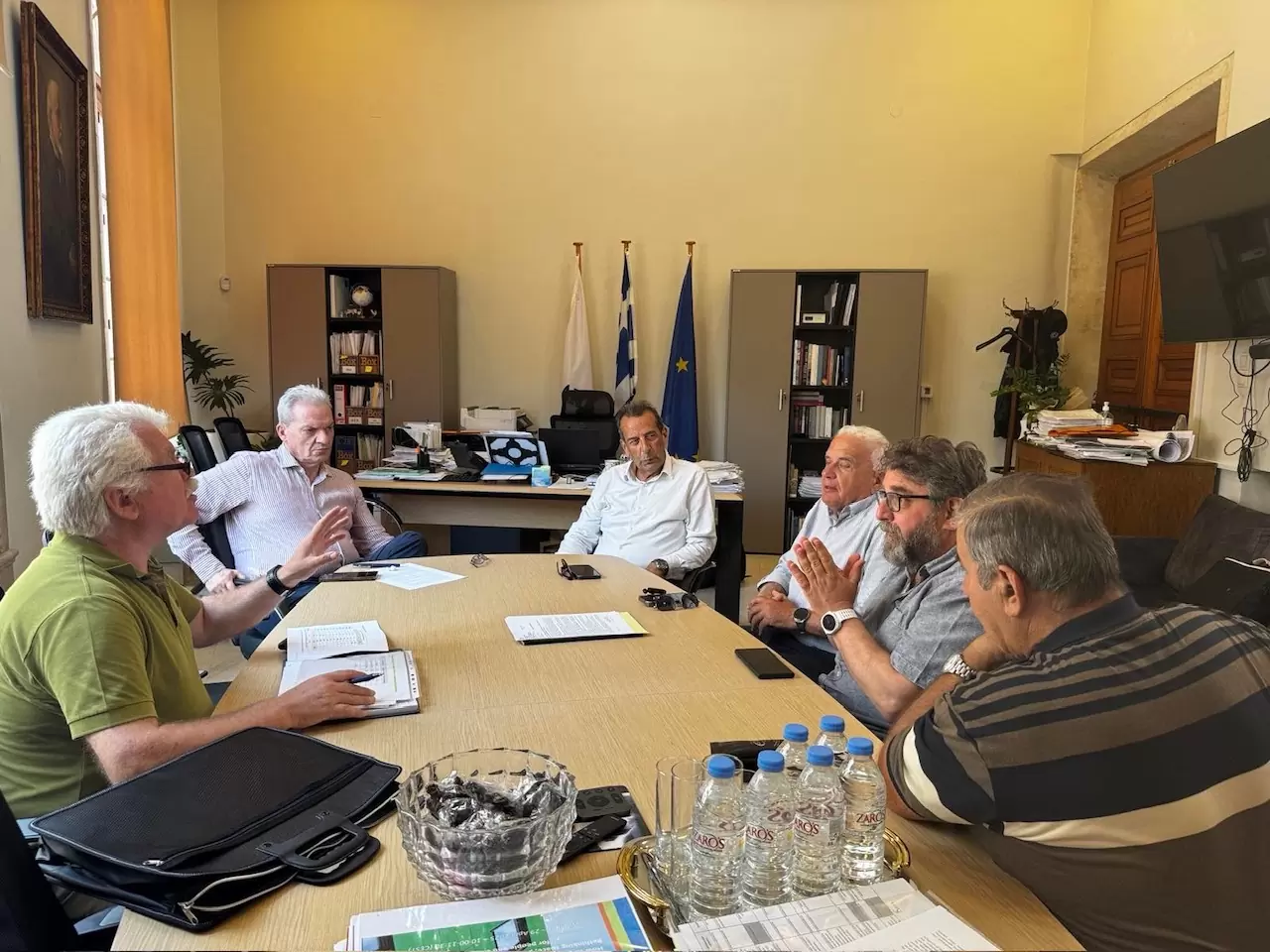 Κοινή διεκδίκηση νέου αγωγού Μαλίων από το Δήμο Ηρακλείου και το Δήμο Χερσονήσου