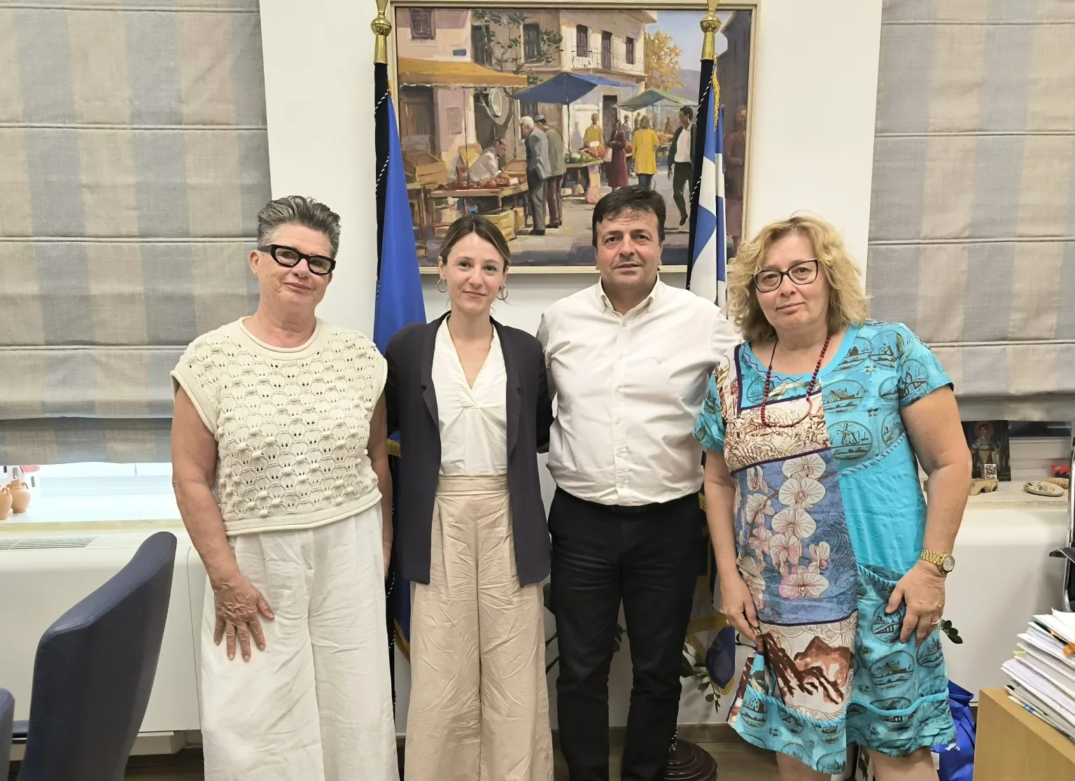 Συνάντηση Αντιπεριφερειάρχη Ηρακλείου με την Γαλλίδα μορφωτική ακόλουθο