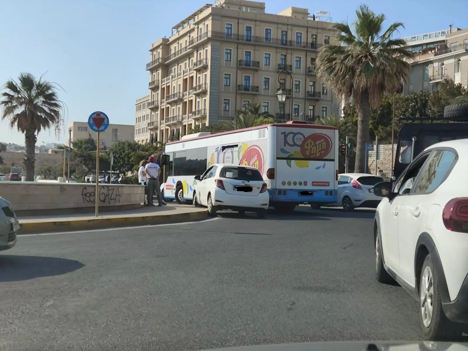 Το τροχαίο προκάλεσε κυκλοφοριακό…