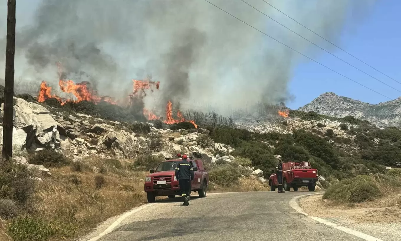 Πολύ υψηλός κίνδυνος πυρκαγιάς σε όλη την Κρήτη – Σε επιφυλακή όλες οι υπηρεσίες