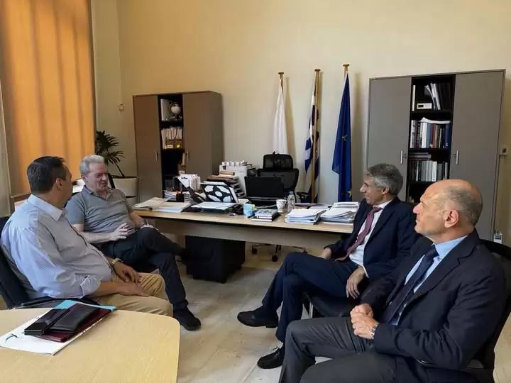 Συνάντηση του Δημάρχου Ηρακλείου με τις Διοικήσεις του ΟΛΗ Α.Ε., των Μινωικών Γραμμών και των «Συμμετοχών Λιμένος Ηρακλείου Α.Ε.»