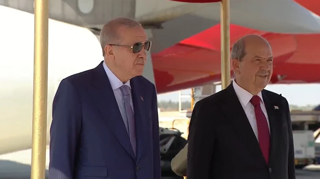 Επίσκεψη – πρόκληση Ερντογάν στα Κατεχόμενα για την 51η επέτειο της τουρκικής εισβολής
