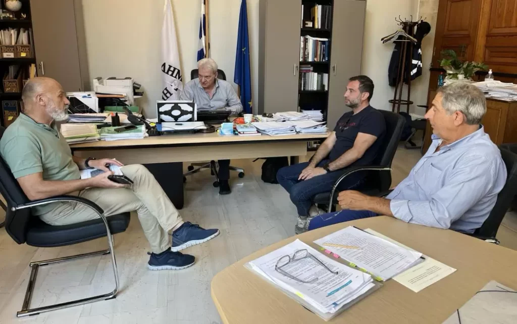 Συνεχίζονται οι επαφές του δημάρχου Ηρακλείου με φορείς της πόλης