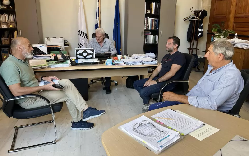 Συνεχίζονται οι επαφές του δημάρχου Ηρακλείου με φορείς της πόλης