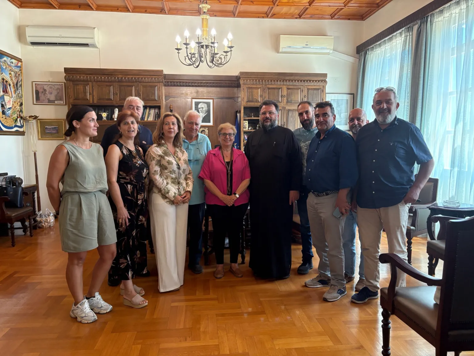 Επίσκεψη αντιπροσωπείας της Τοπικής Κοινότητας Ατσιποπούλου στην Αντιπεριφερειάρχη Ρεθύμνης, Μαρία Λιονή