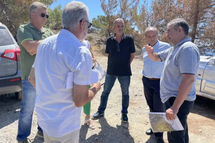 Αυτοψία στα καμμένα της Ιεράπετρας – Τα επόμενα βήματα για τις αναγκαίες παρεμβάσεις