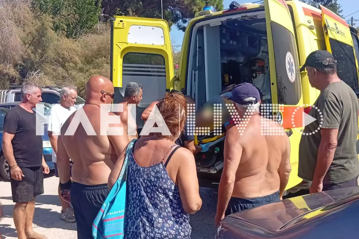 Πύργος: Αστυνομικός και ιδιοκτήτης καντίνας έσωσαν λουόμενο από πνιγμό