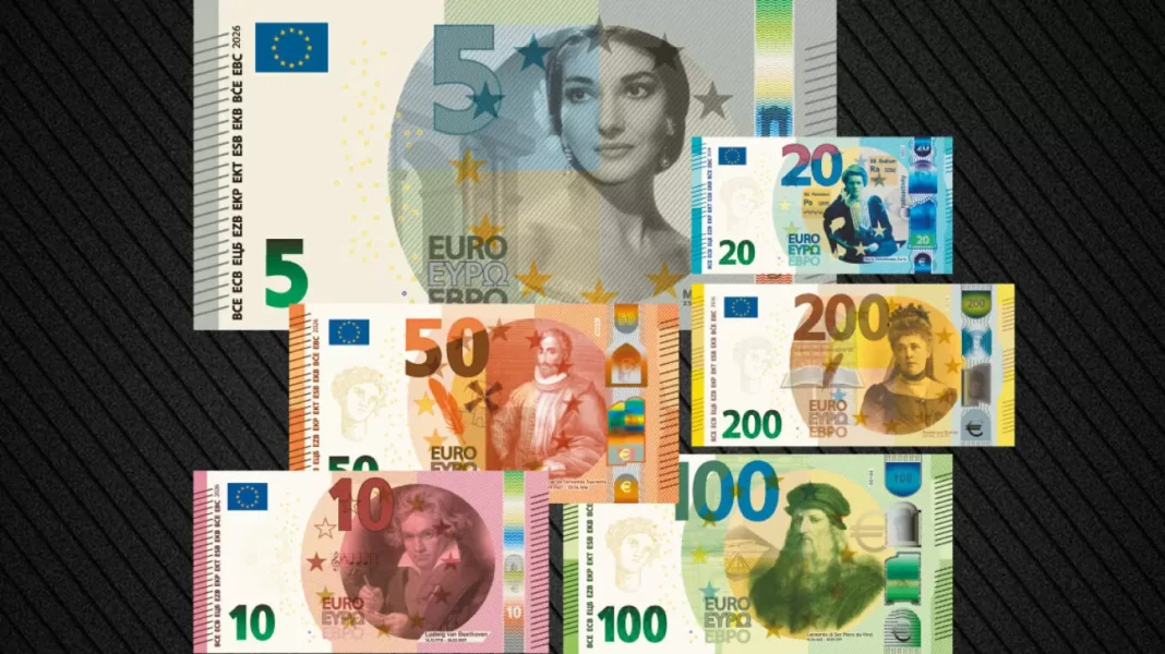Αλλάζουν όλα τα ευρώ, τέλος τα 500άρικα – Με τη φωτογραφία της Κάλλας τα χαρτονομίσματα των €5