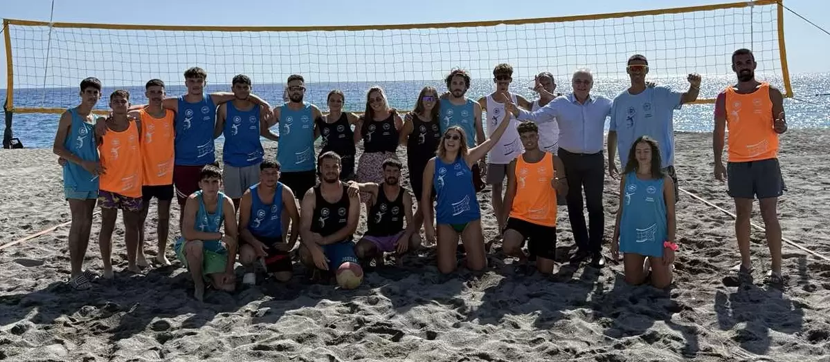 Ο Δήμαρχος Βιάννου στο τουρνουά beach volley στην Ψαρή Φοράδα