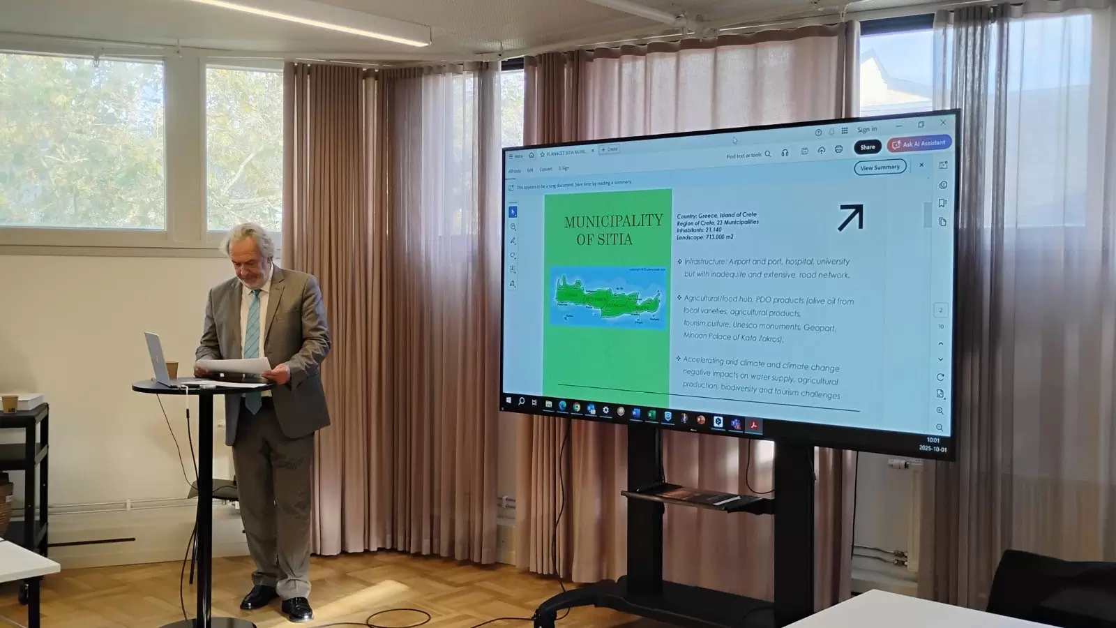 Συμμετοχή του Δήμου Σητείας στη διημερίδα του προγράμματος LIFE Plan4CET στη Σουηδία