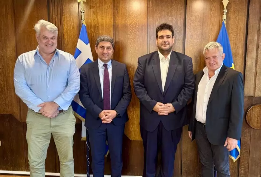 Συνάντηση στο Υπ. Εσωτερικών για έργα υποδομής, αθλητικές εγκαταστάσεις και τη λειψυδρία στον Δήμο Φαιστού