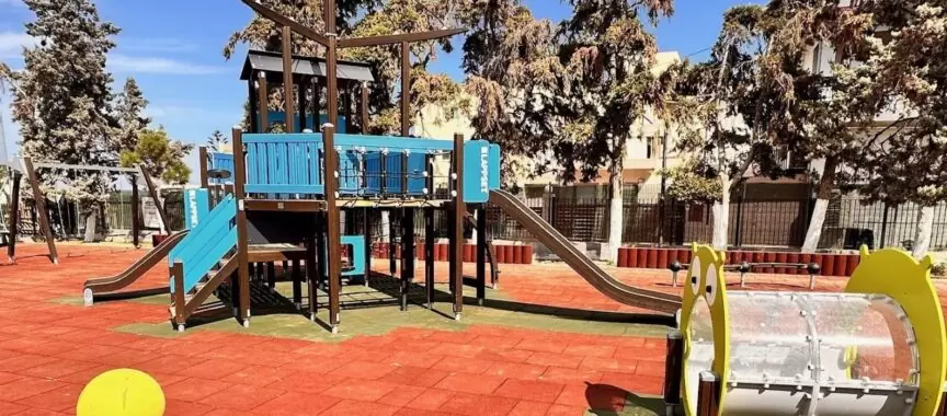 Εγκαίνια της νέας παιδικής χαράς στην Πλατεία Μιχαήλ Κατσαμάνη στο Γάζι