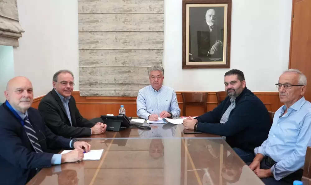 Υπογραφή προγραμματικής σύμβασης Περιφέρειας Κρήτης και ΙΤΕ για τη δημιουργία Πλατφόρμας Πρωτογενούς Τομέα