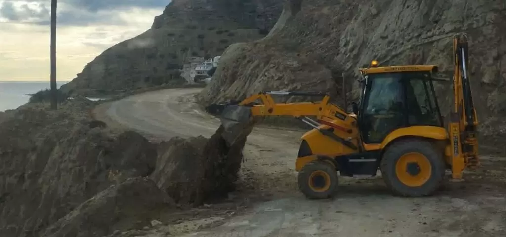 Σε κυκλοφορία ο δρόμος από τα Τέρτσα προς Μύρτος και μέχρι τα όρια του Δήμου Βιάννου