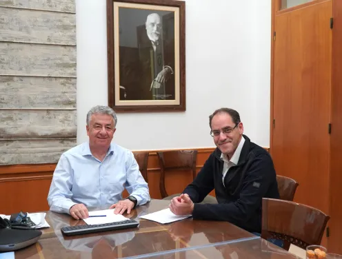 Συνάντηση Περιφερειάρχη Κρήτης με τον Δήμαρχο Ανωγείων