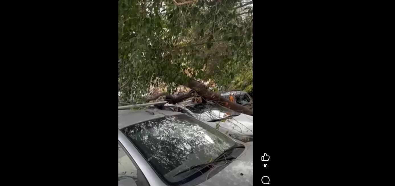 Ζημιές σε αυτοκίνητα στον Μασταμπά από τον αέρα!