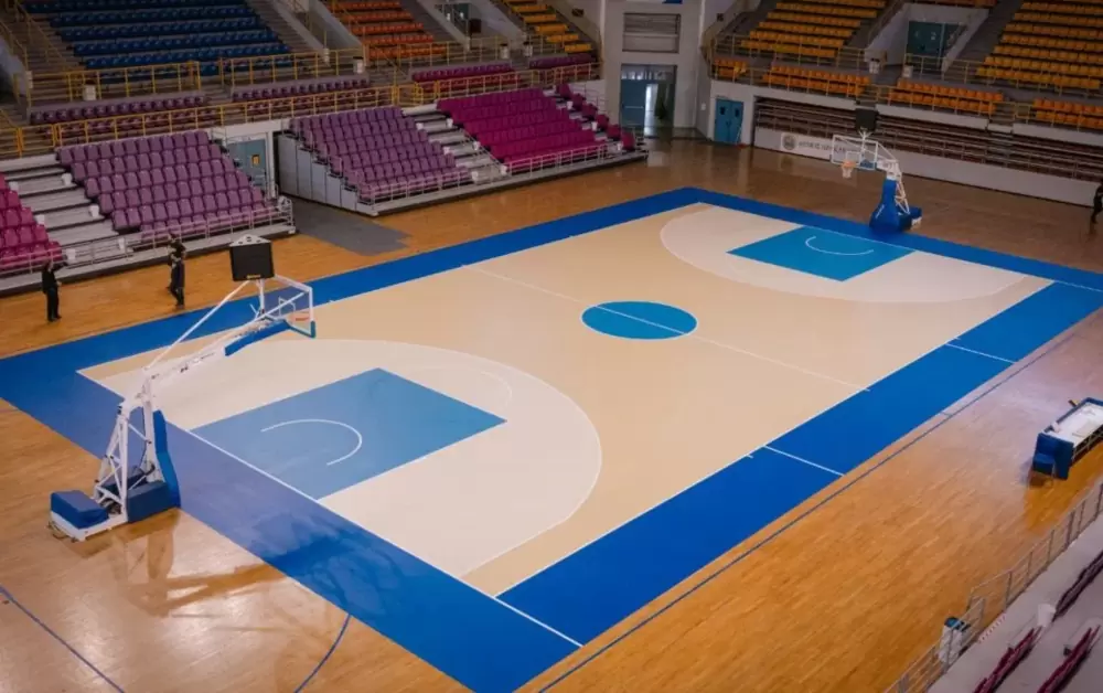 Έτοιμο το ανανεωμένο παρκέ στη Νέα Αλικαρνασσό για το Allwyn Final Eight