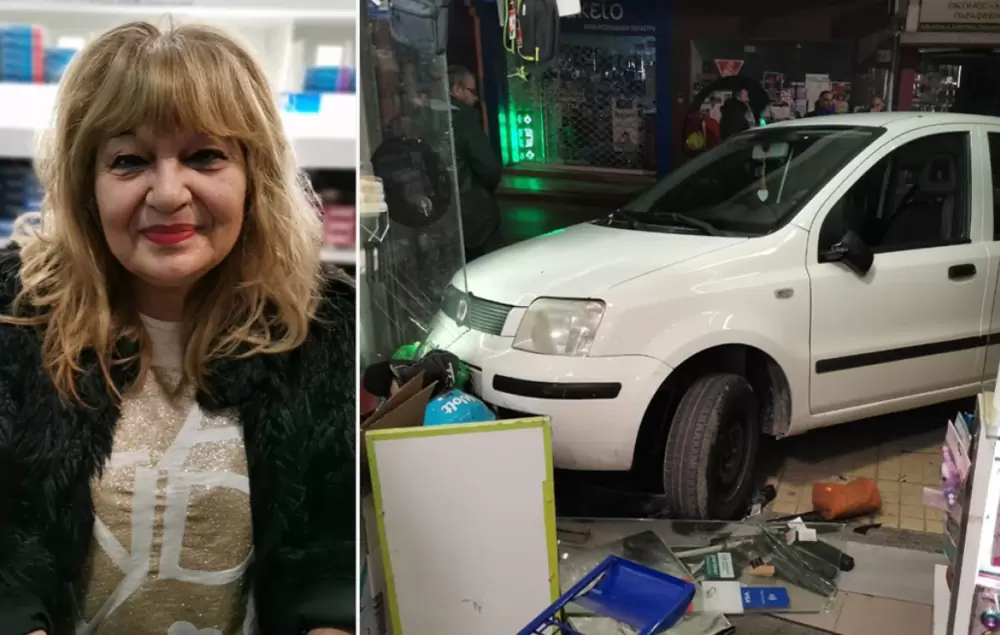 Από ένα… σάντουιτς, έφτασε να εισβάλει με αυτοκίνητο στην τζαμαρία μίνι μάρκετ στο Ηράκλειο