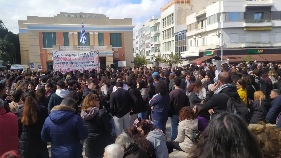 Αντιπολεμικές συγκεντρώσεις στην Κρήτη