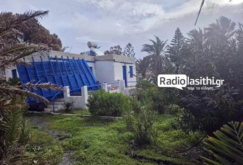 Σοβαρές  ζημιές στην Ιεράπετρα από τη χθεσινή κακοκαιρία
