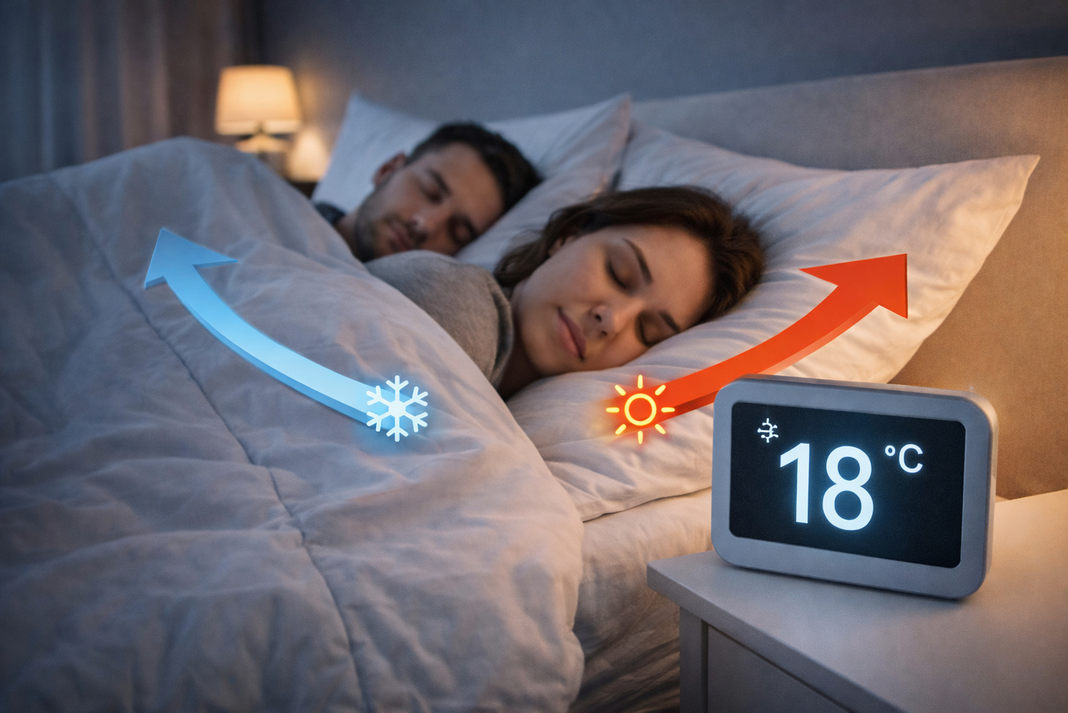 Σημαντική η σωστή θερμοκρασία στην κρεβατοκάμαρα