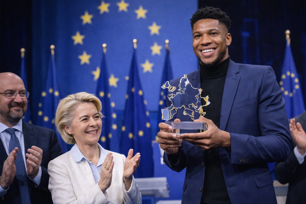 Ευρωπαϊκή βράβευση για τον Γ. Αντετοκούμπο