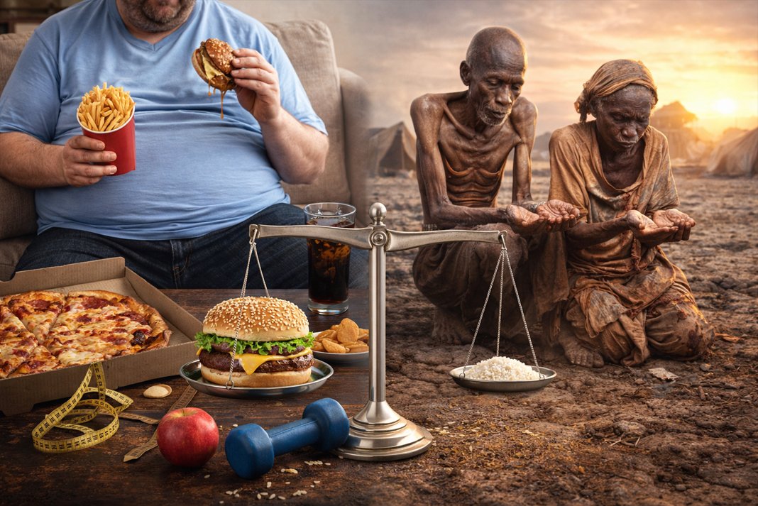 Παχυσαρκία και πείνα, στον ίδιο πλανήτη